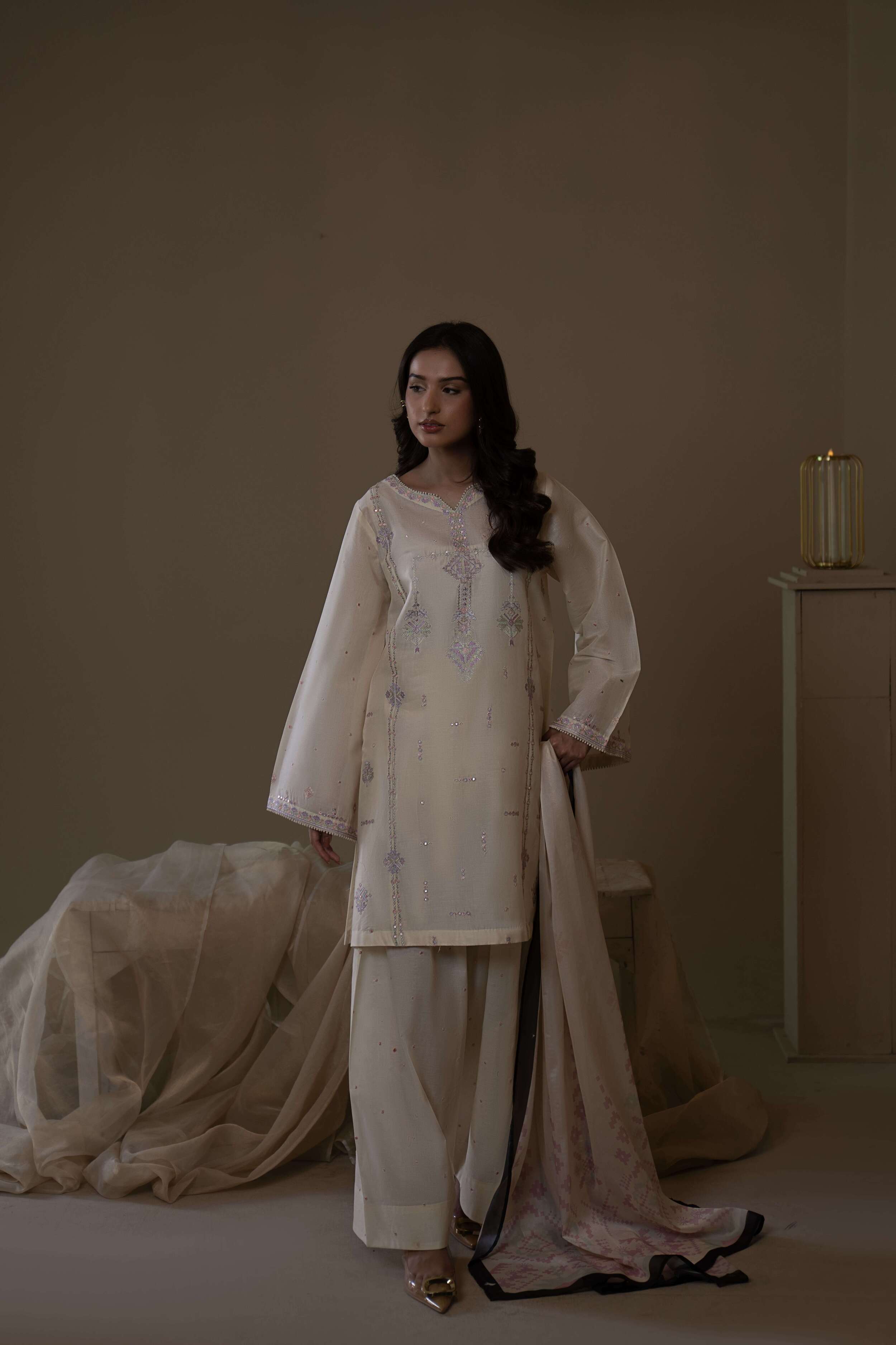 Rang - Solid Embroidery 3pc