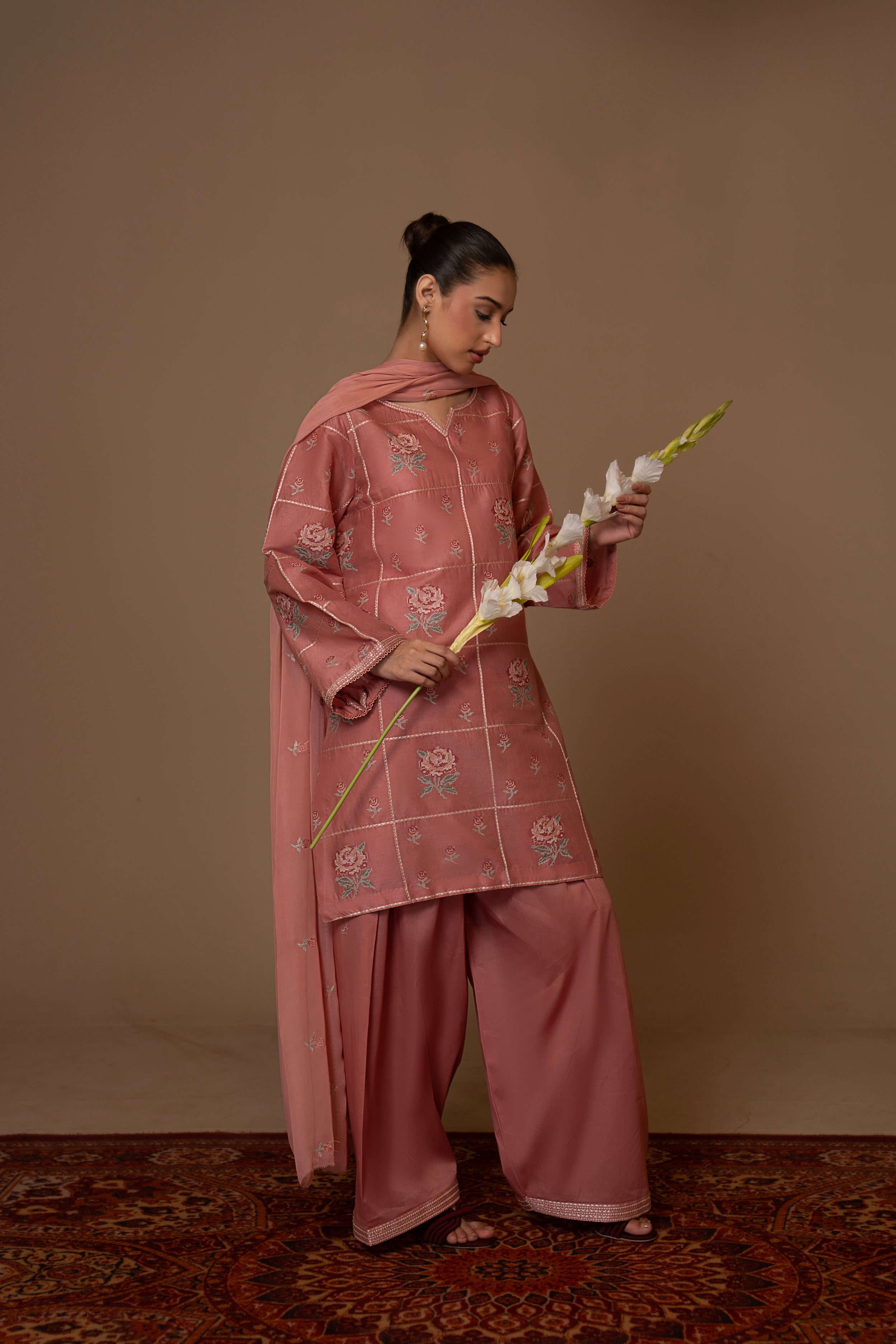 Raqs - Solid Embroidery 3pc