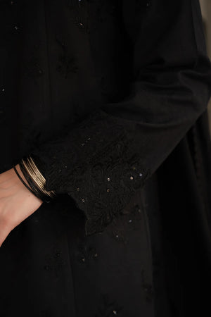 Zaib Black Frock