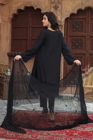 Embroidered Lawn Shirt with Straight Trouser