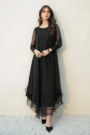 PLAIN CHIFFON FROCK PR-581