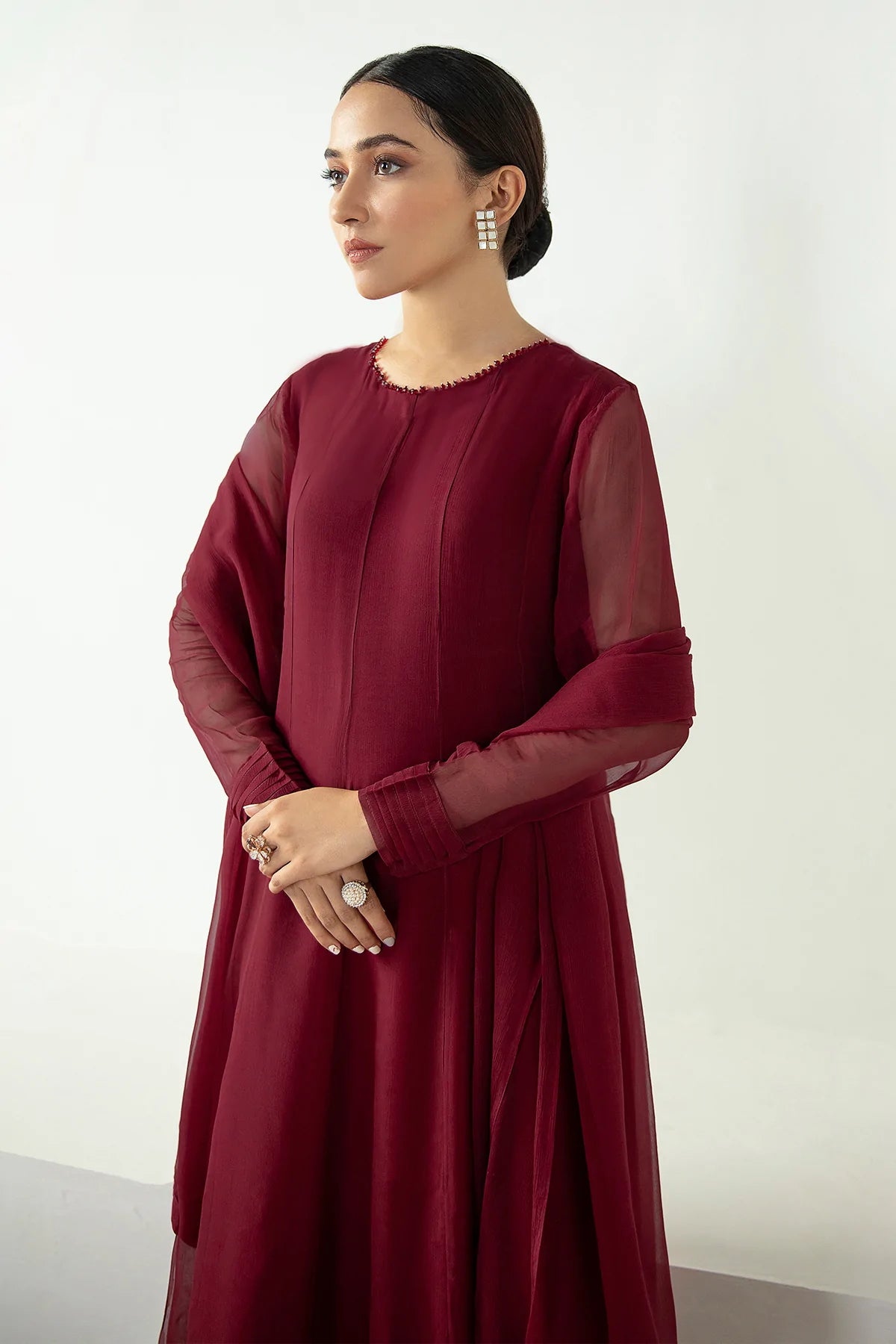 Buy Black Cotton Plain Round Back Tassel Anarkali Set For Women by Pheeta  Online at Aza Fashions.