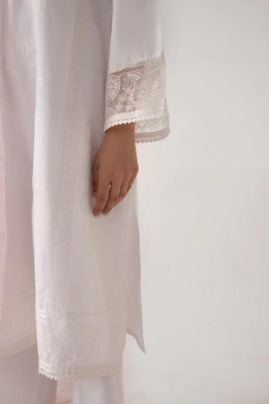 Embroidered Shirt With Dupatta