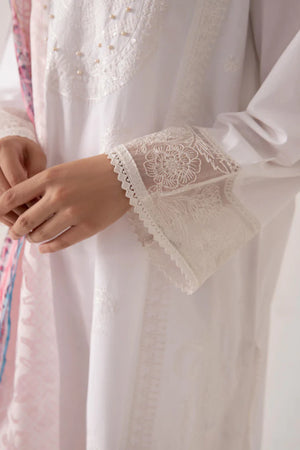 Embroidered Shirt With Dupatta